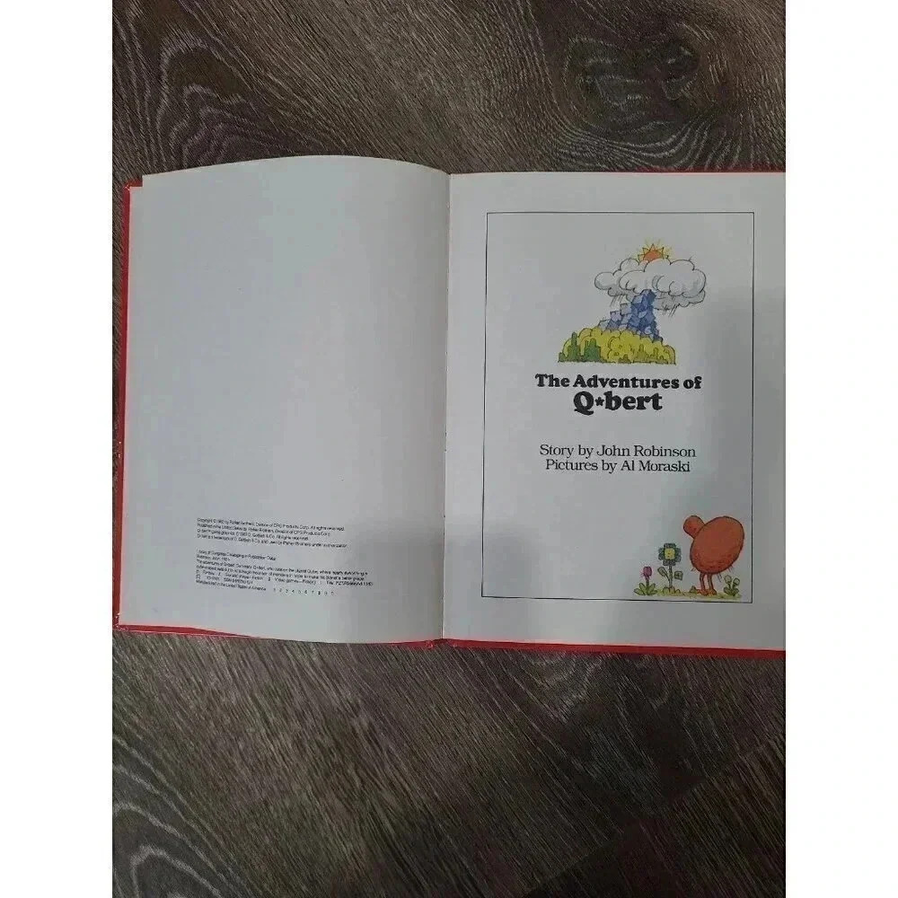 Vintage The Adventures of Q*bert 1983 version book